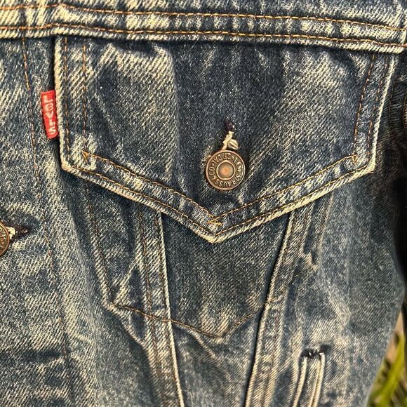 LEVIS Vintage Trucker Denim Jacket Reimagined - Picture 4 of 8